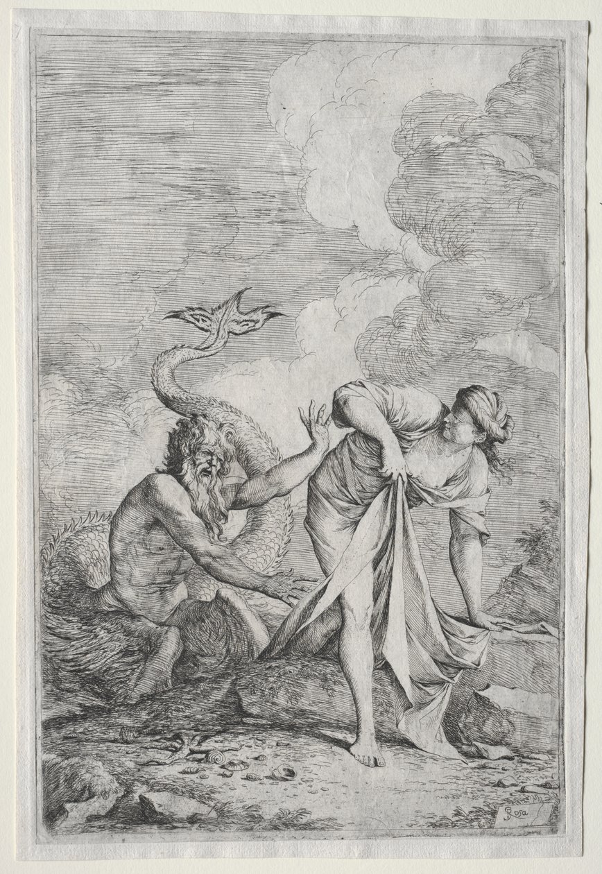 Glauco e Scilla da Salvator Rosa