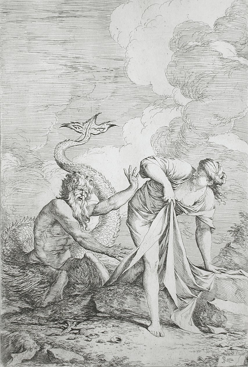 Glauco e Scilla da Salvator Rosa