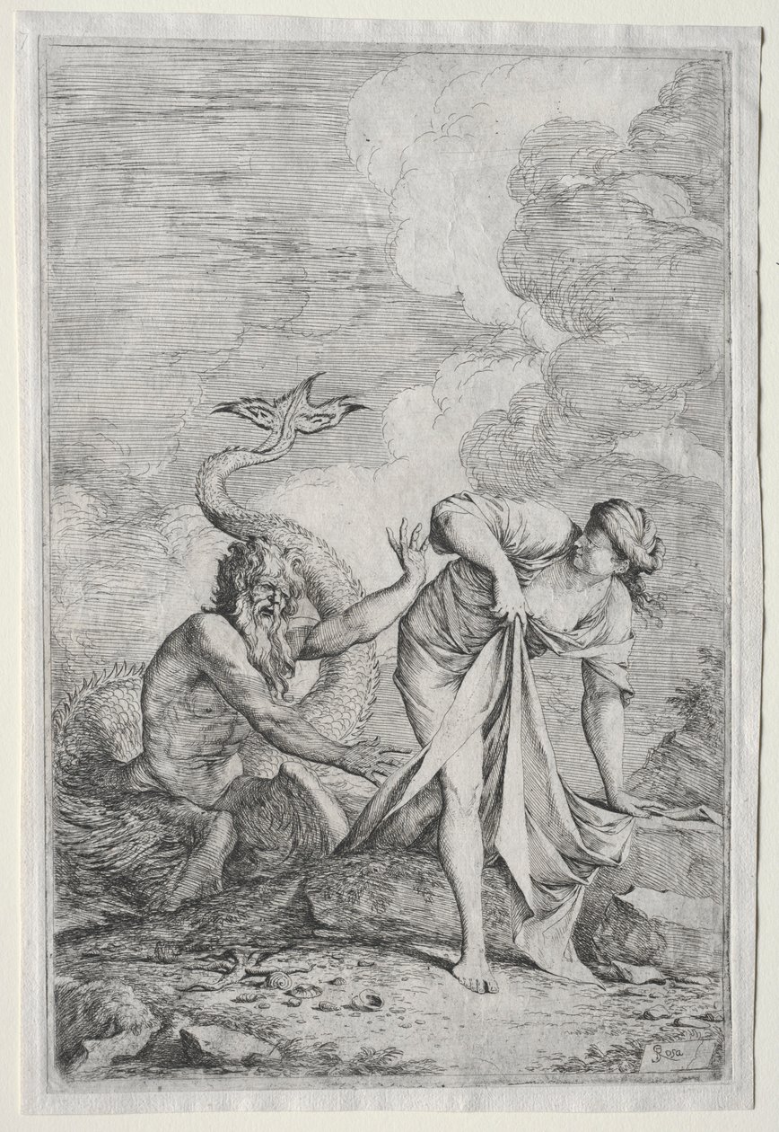 Glauco e Scilla da Salvator Rosa