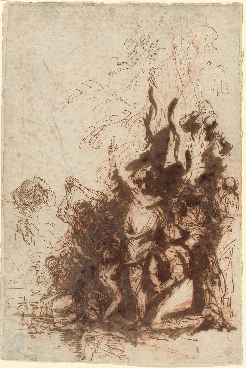 La resurrezione di Lazzaro da Salvator Rosa
