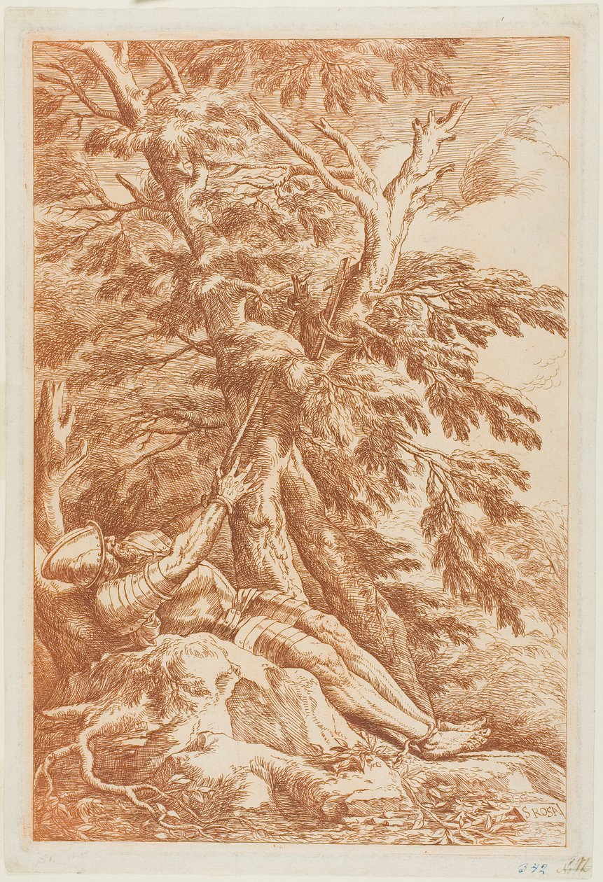 San Guglielmo di Maleval da Salvator Rosa