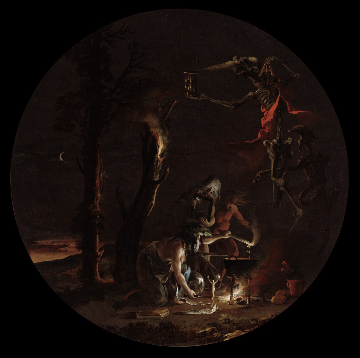 Scene di stregoneria: Sera, c.1645-49 da Salvator Rosa