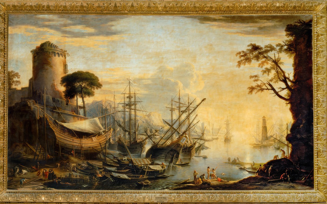 Porto al tramonto da Salvator Rosa