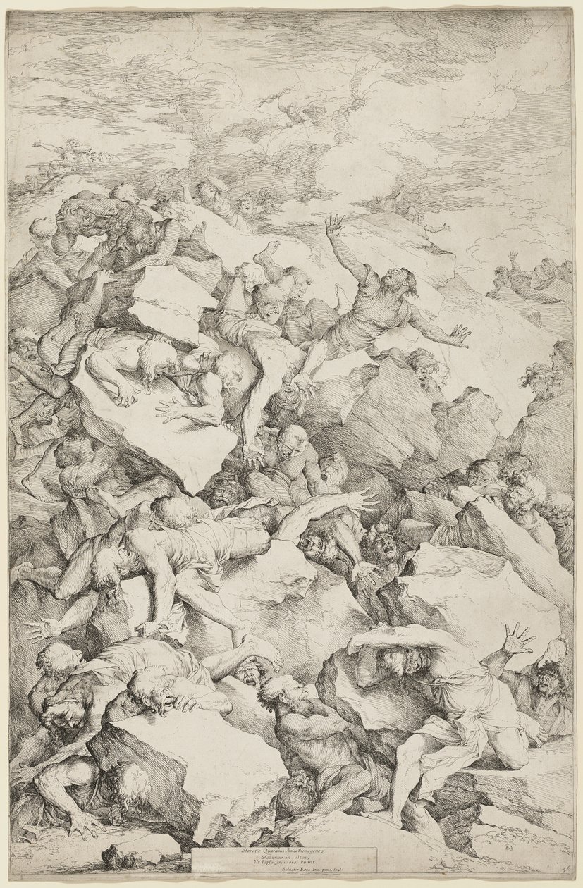 La caduta dei giganti da Salvator Rosa