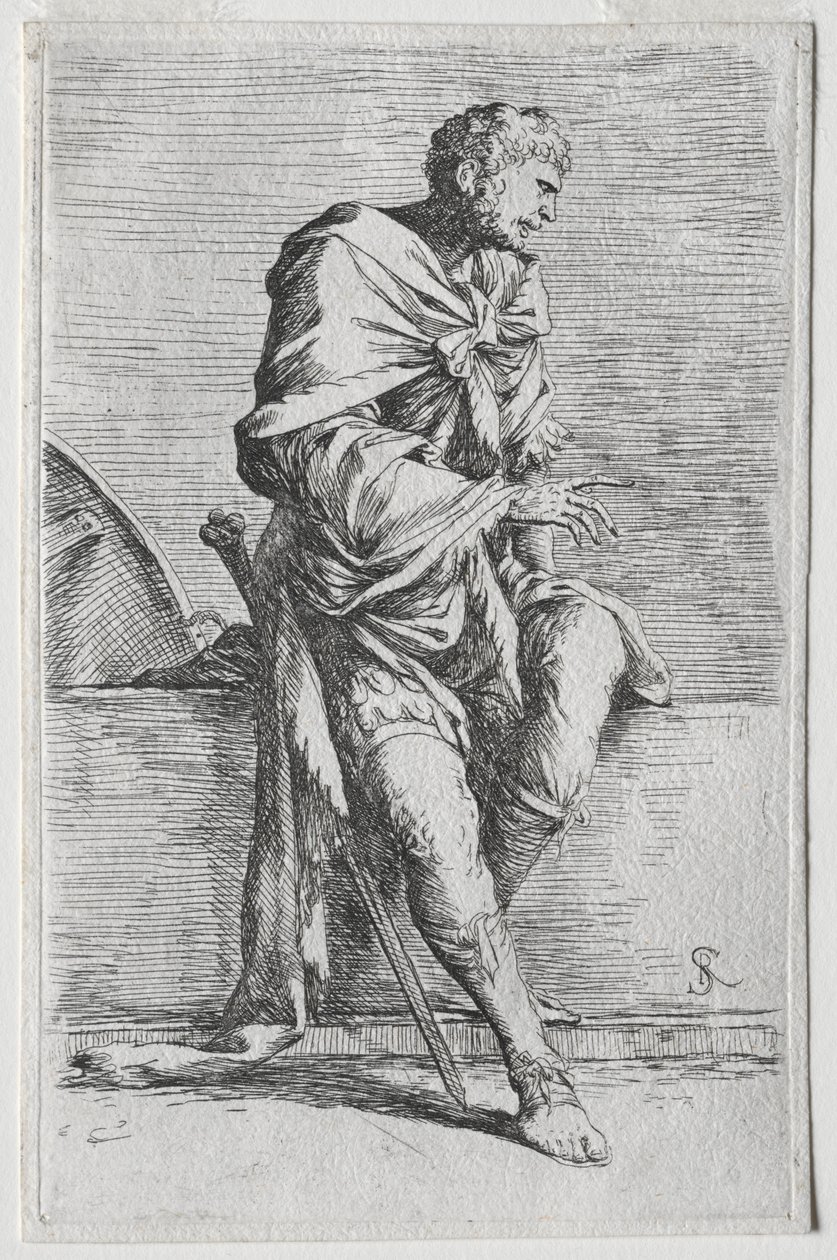 La serie delle figurine: Figurina, 1656-57 da Salvator Rosa
