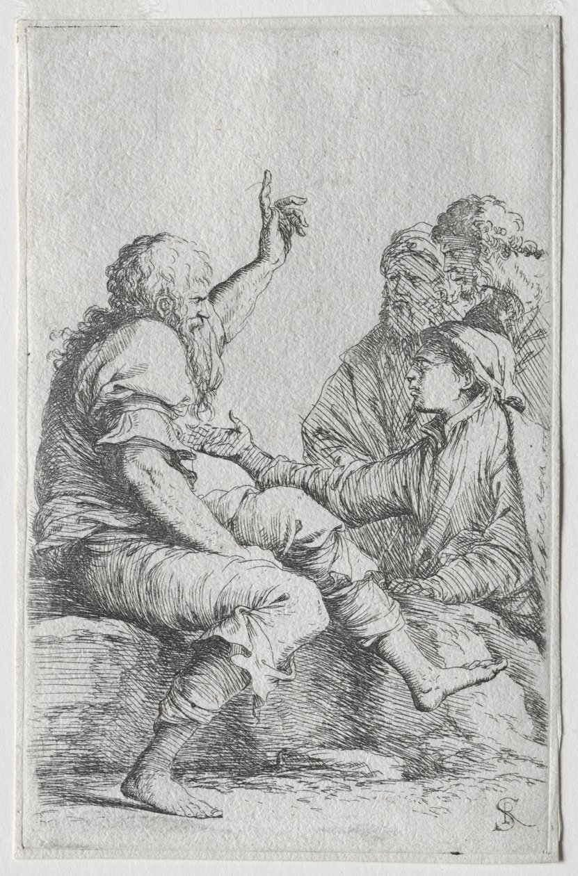 La serie delle figurine: Figurina da Salvator Rosa