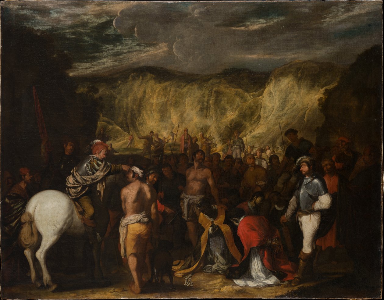 Il martirio di San Gennaro e dei suoi compagni da Salvator Rosa
