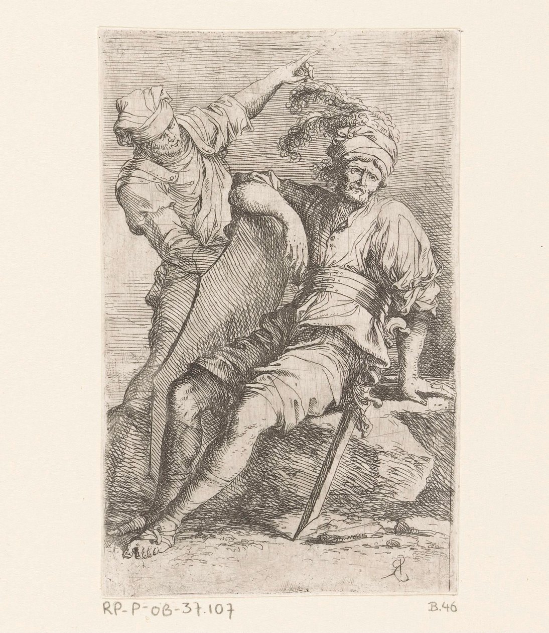 Due soldati da Salvator Rosa