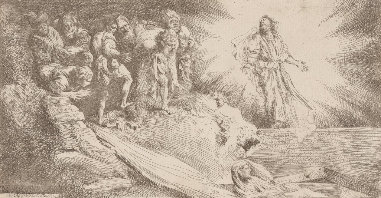 Resurrezione di Lazzaro da Salvatore Castiglione