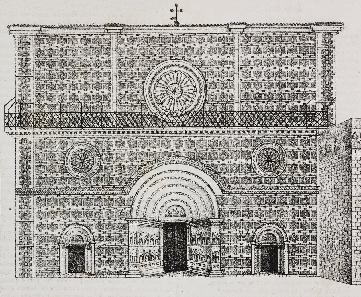 Facciata della basilica di Santa Maria di Collemaggio, L