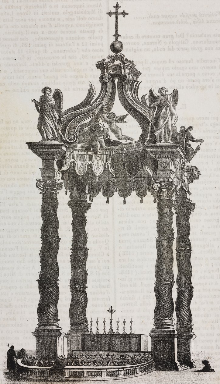 Baldacchino di San Pietro (ciborio) da Salvatore Puglia