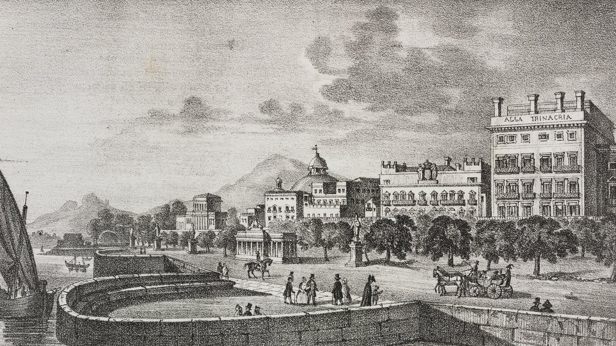 Veduta del foro Borbonico e dell