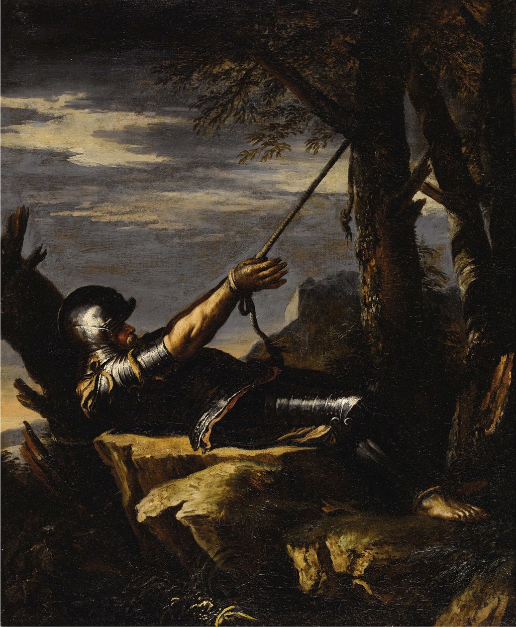 San Guglielmo di Maleval Penitente, c. 1647-1648 da Salvatore Rosa