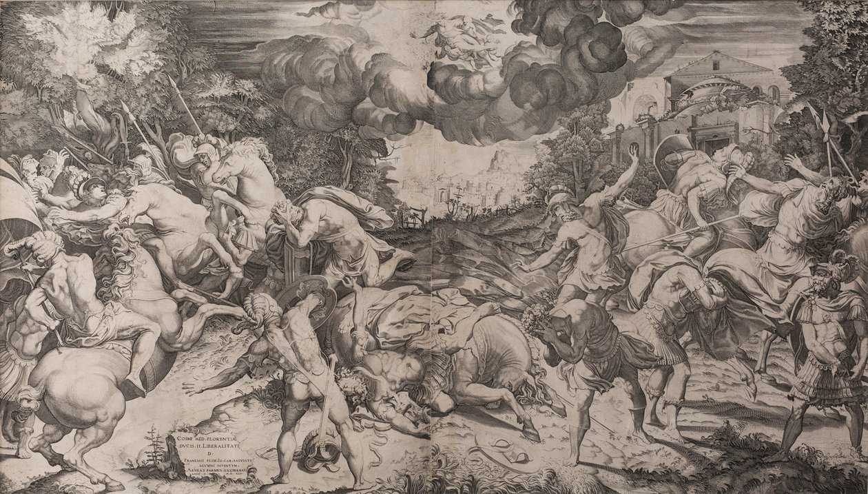 La conversione di San Paolo, 1545 da Salviati