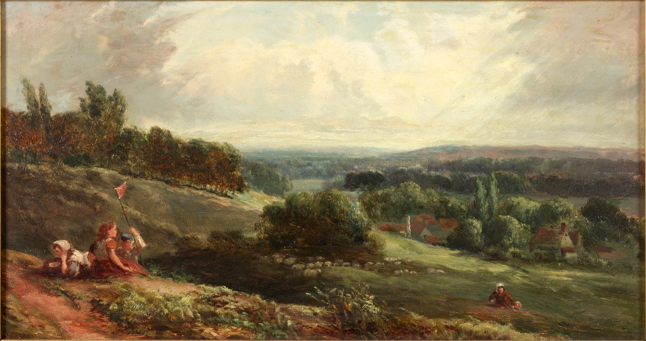 Paesaggio con bambini da Samuel Bough