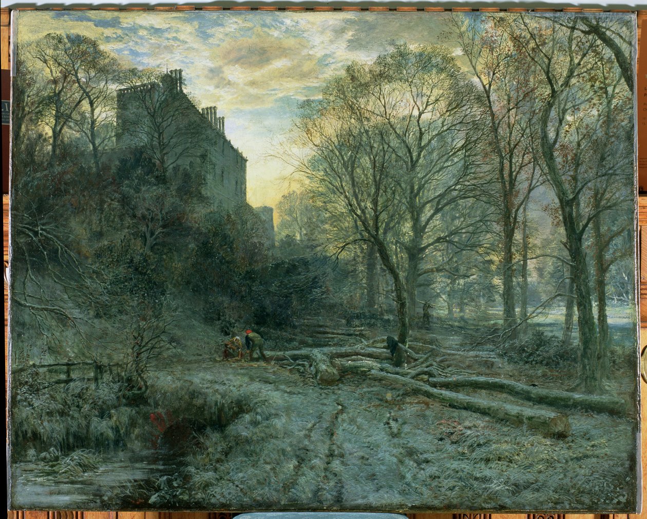Winton House, East Lothian: una mattina gelida, 1872 da Samuel Bough