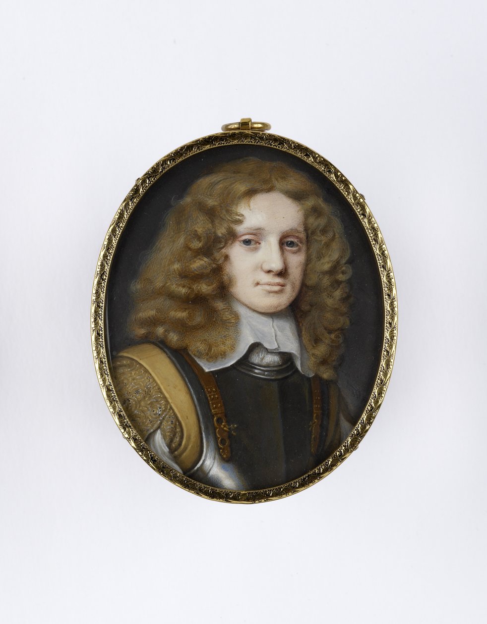 Ritratto Miniatura di un Uomo in Armatura, c.1660 da Samuel Cooper