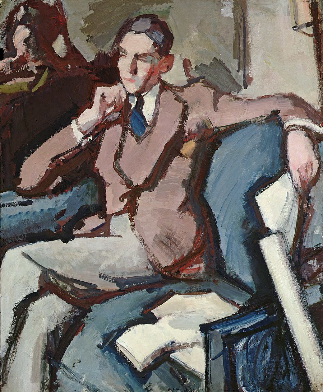 Ritratto di Willie Peploe da Samuel John Peploe
