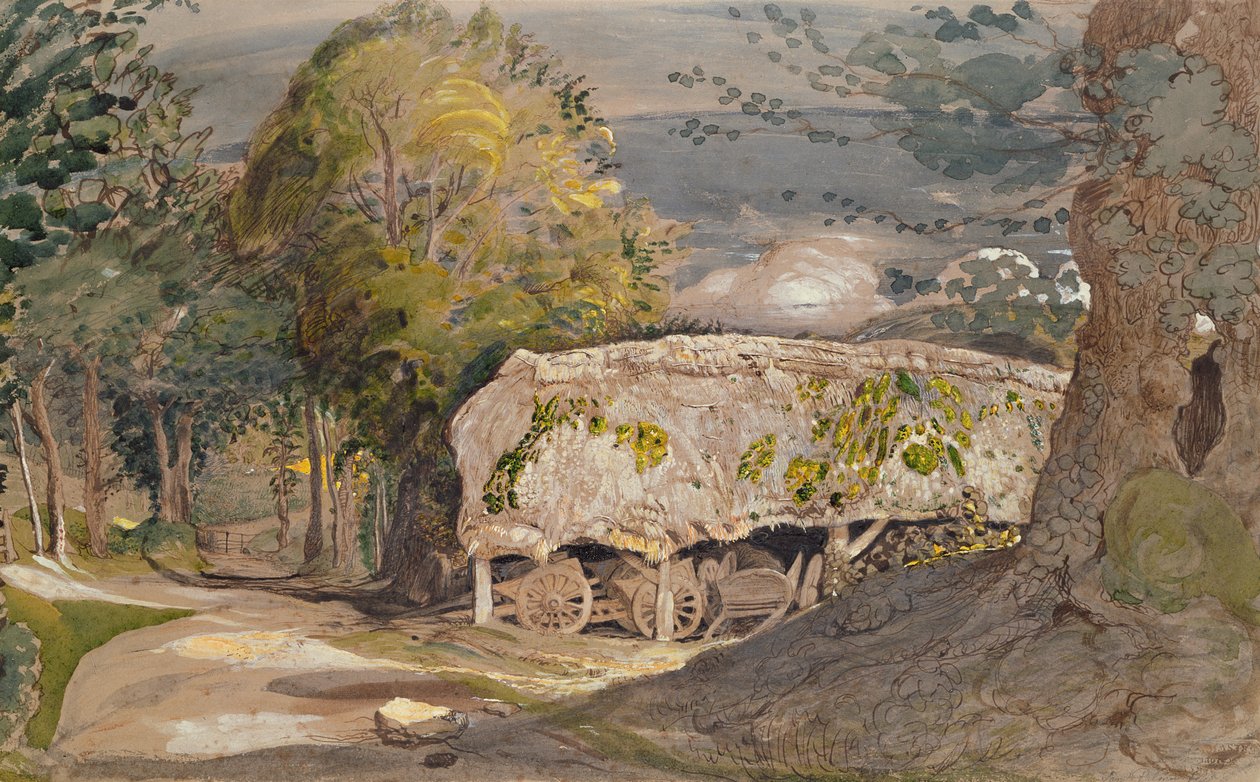 Paesaggio con fienile, Shoreham da Samuel Palmer