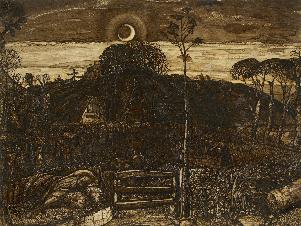 Crepuscolo tardivo, 1825 da Samuel Palmer