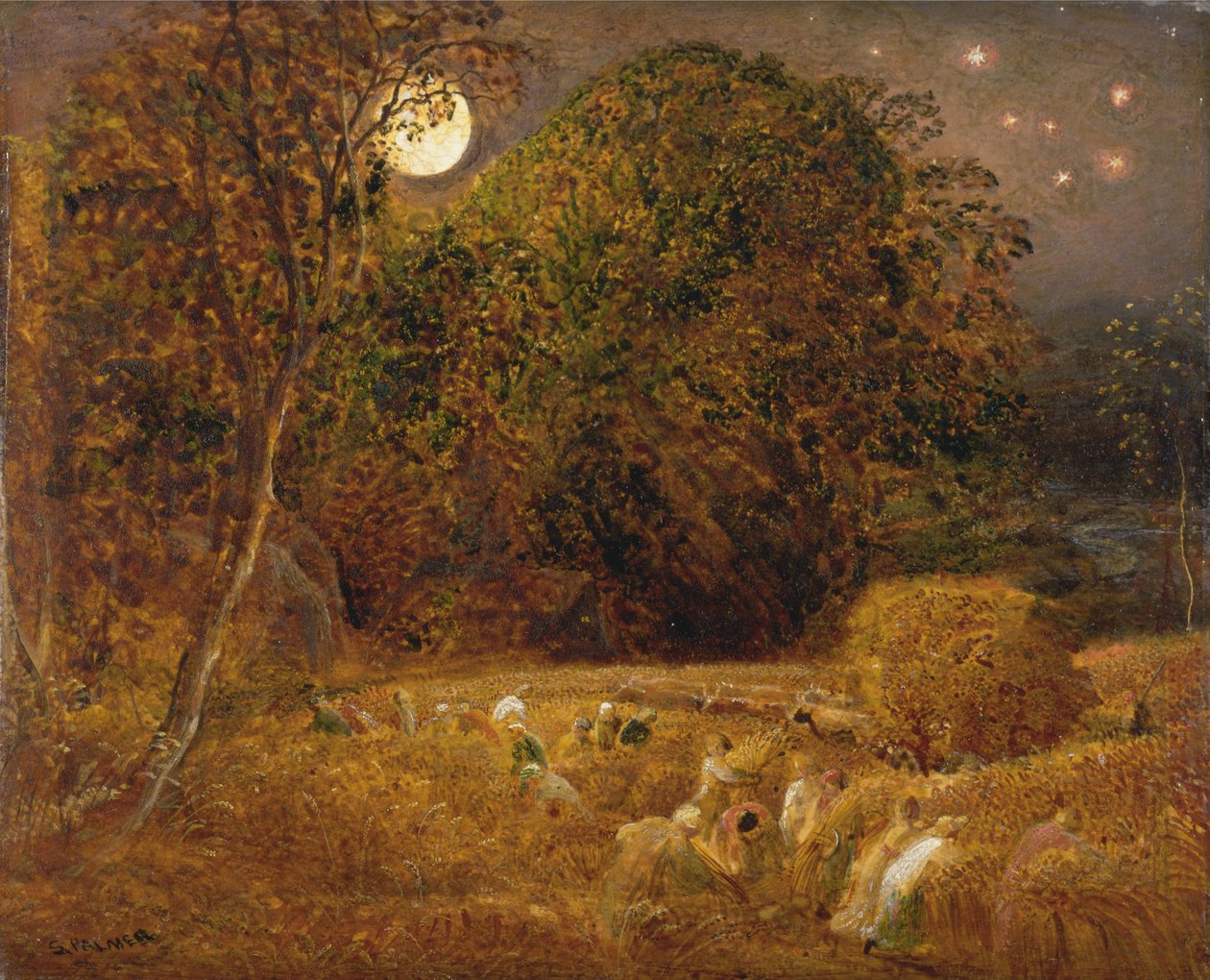 La Luna del Raccolto da Samuel Palmer