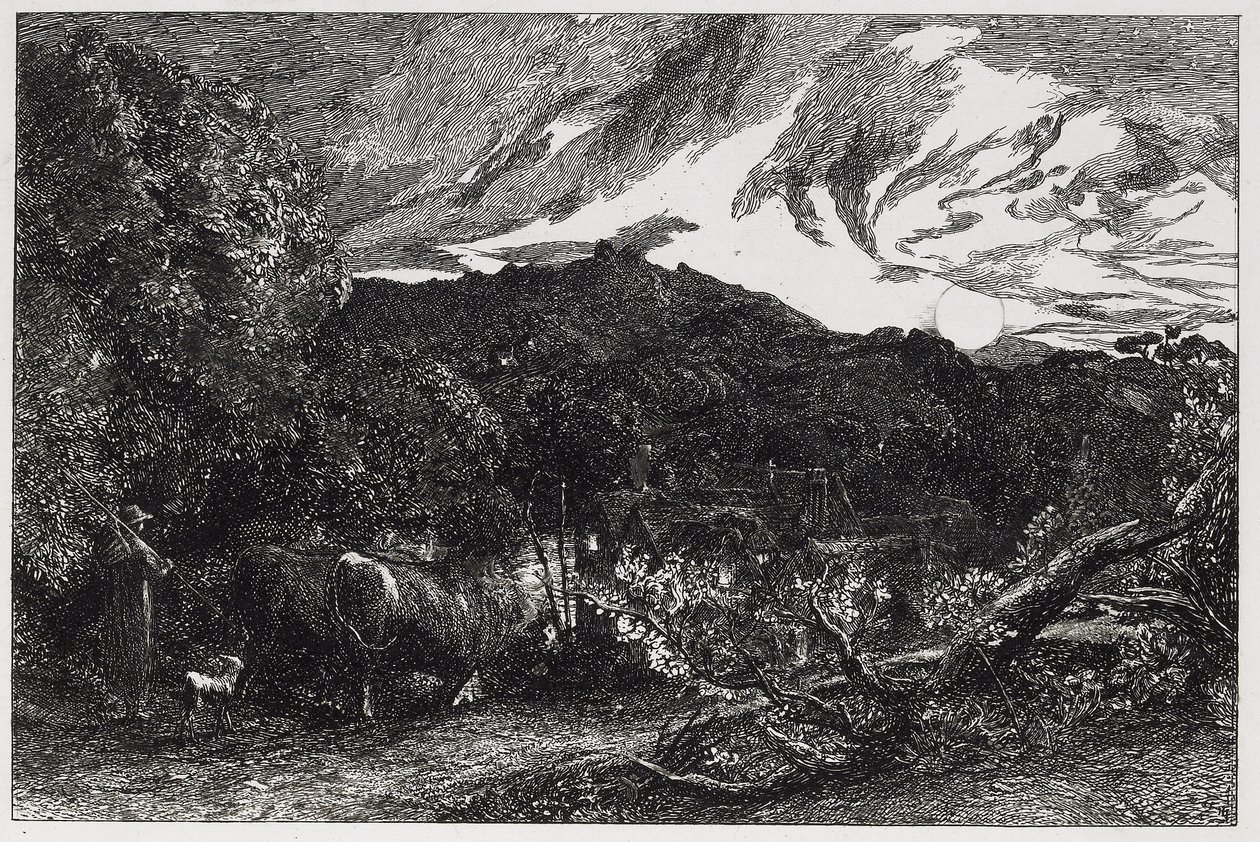 Il Contadino Stanco, 1858 da Samuel Palmer