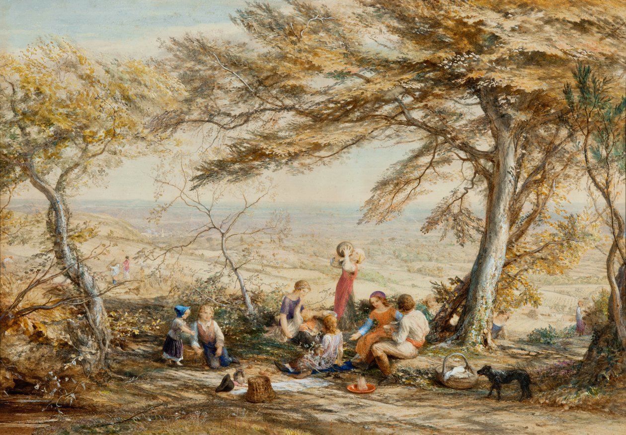 La cena rustica da Samuel Palmer