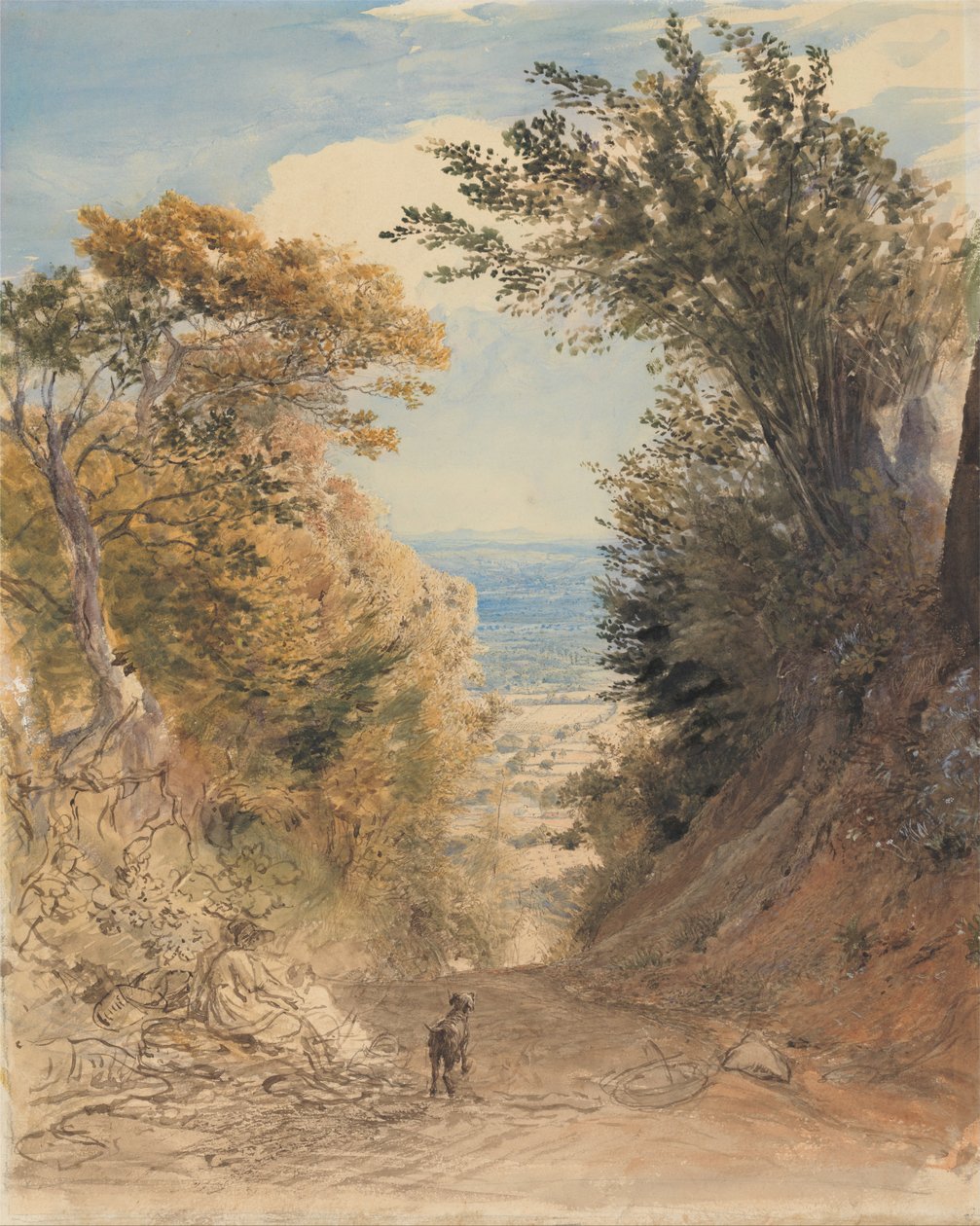 Vista da Rooks Hill, Kent da Samuel Palmer