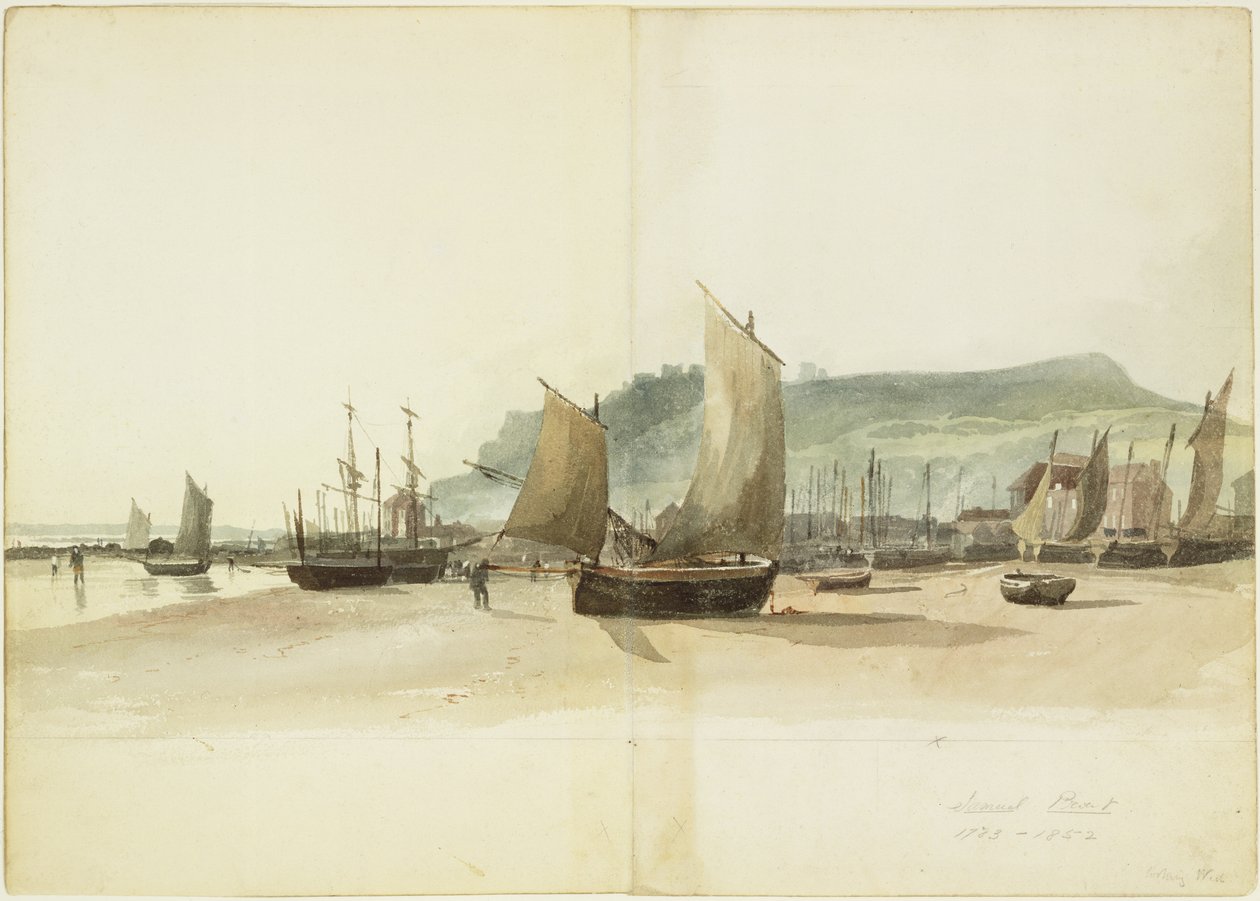 La spiaggia con la bassa marea da Samuel Prout