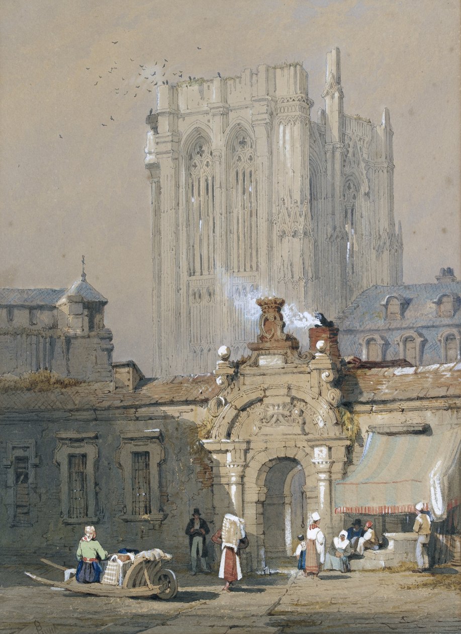 La vecchia torre, Cattedrale di Colonia da Samuel Prout