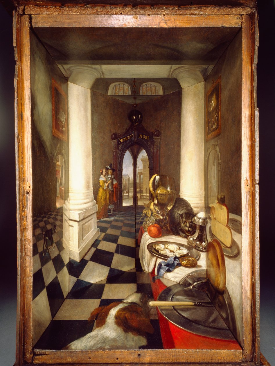 Scatola Prospettica di un Interno Olandese, 1663 da Samuel van Hoogstraten