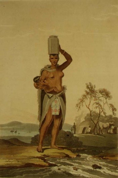 Una donna africana, tavola 17 da 