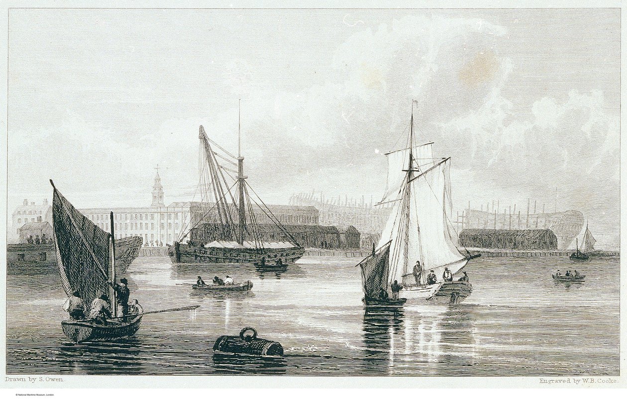 Deptford, c.1812 da Samuel (after) Owen