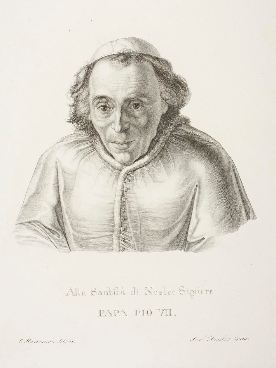 Pio VII da Samuel Amsler