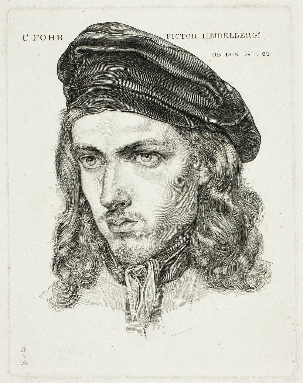 Ritratto di Karl Philip Fohr da Samuel Amsler