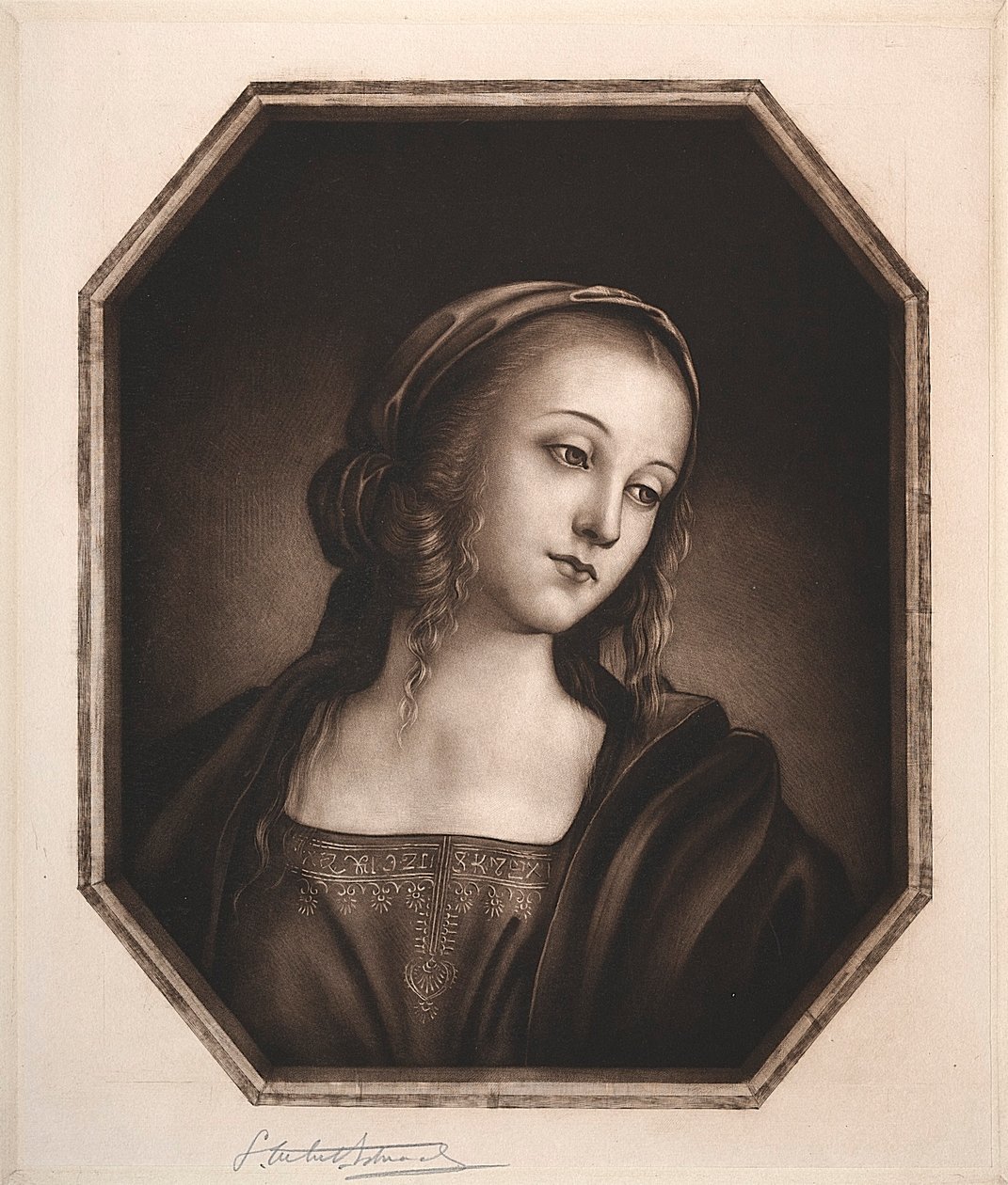 Madonna, XIX-XX secolo da Samuel Arlent Edwards