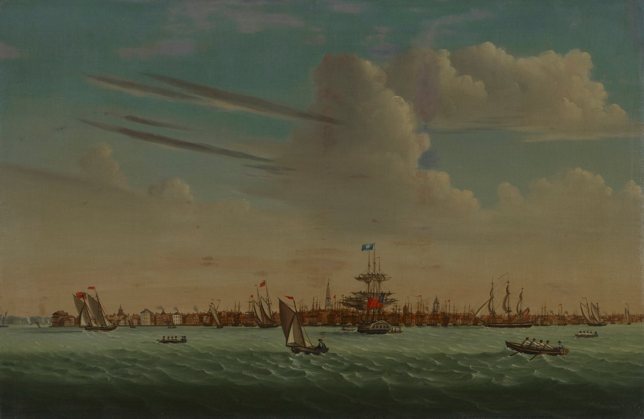 Veduta di Charleston da Samuel Barnard