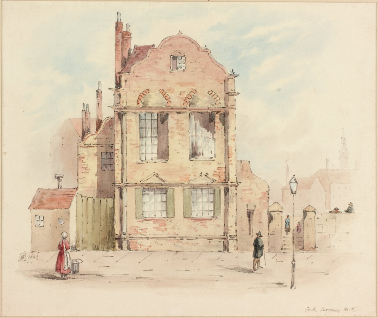 Forth House, Newcastle upon Tyne, 1843 da Samuel Bilston