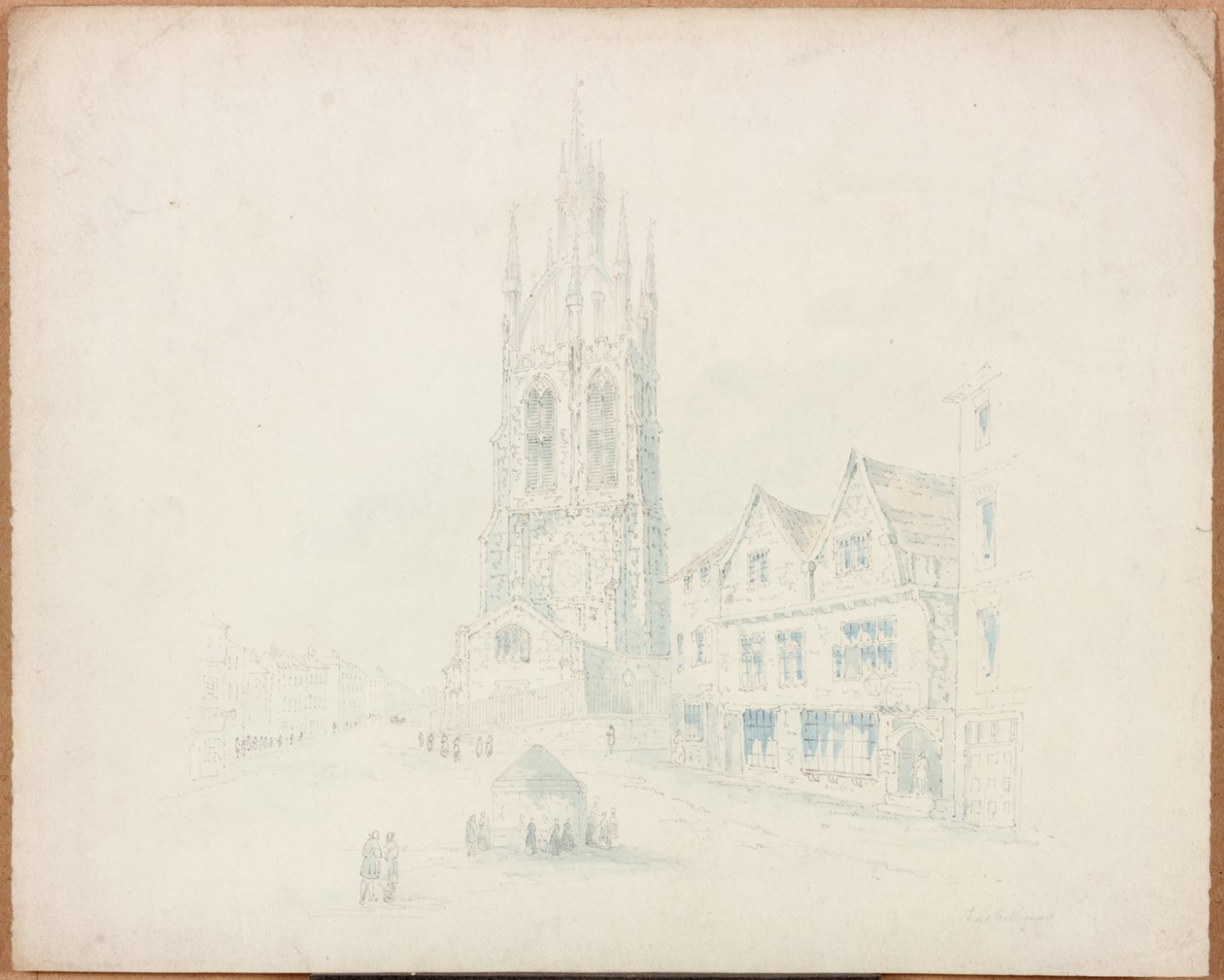Cattedrale di San Nicola dalla casa di Lord Collingwood da Samuel Bilston