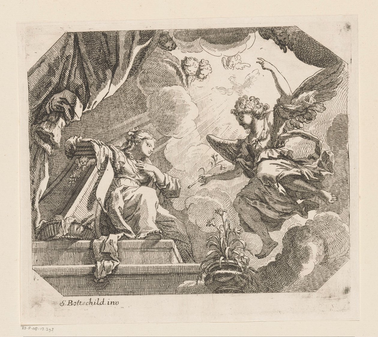Annunciazione a Maria da Samuel Bottschild