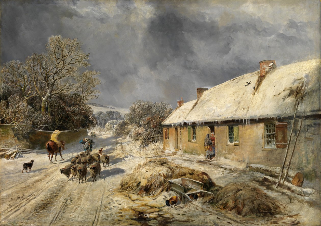 Cottage di Burns, Alloway da Samuel Bough