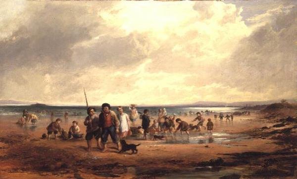 Bambini che Giocano sulla Spiaggia da Samuel Bough