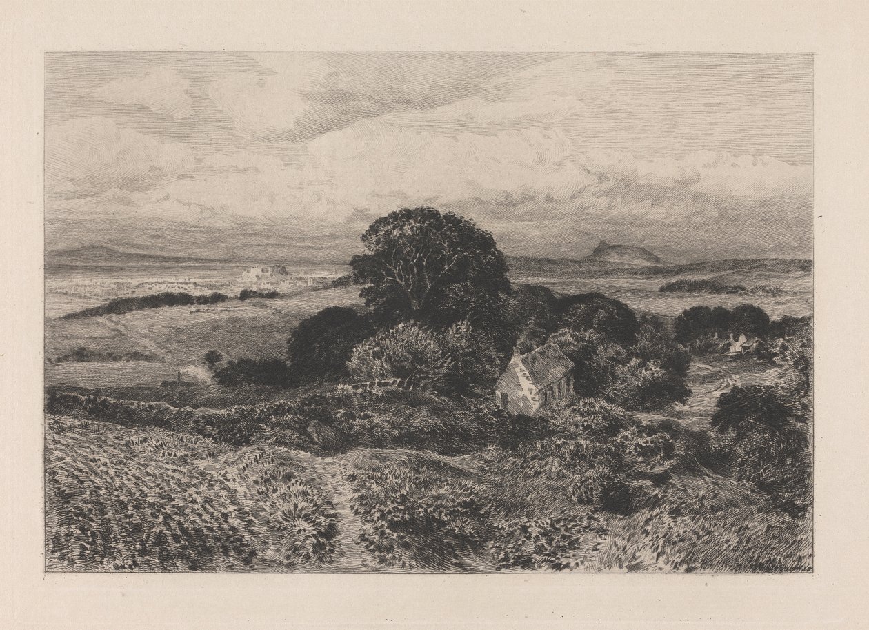 Vista lontana di Edimburgo da Samuel Bough
