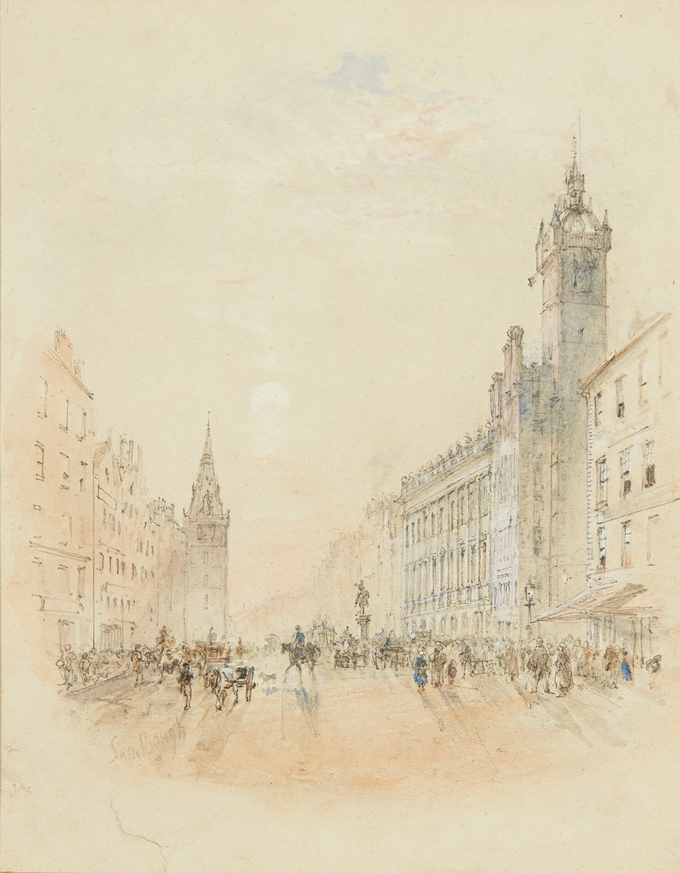 Trongate, Glasgow da Samuel Bough
