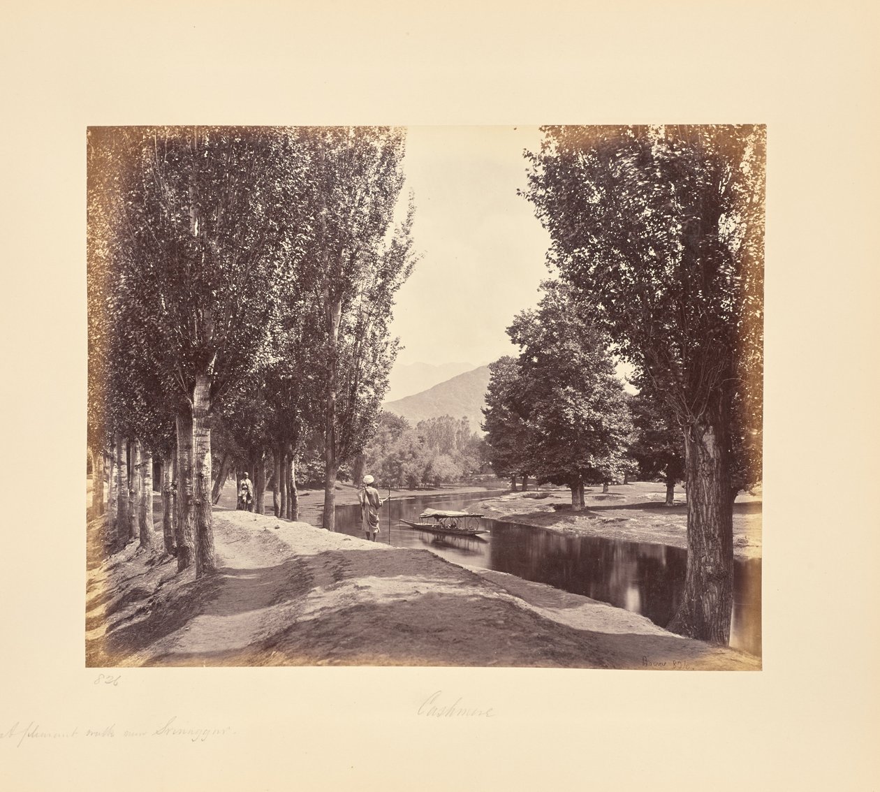 Una piacevole passeggiata presso Srinagar da Samuel Bourne