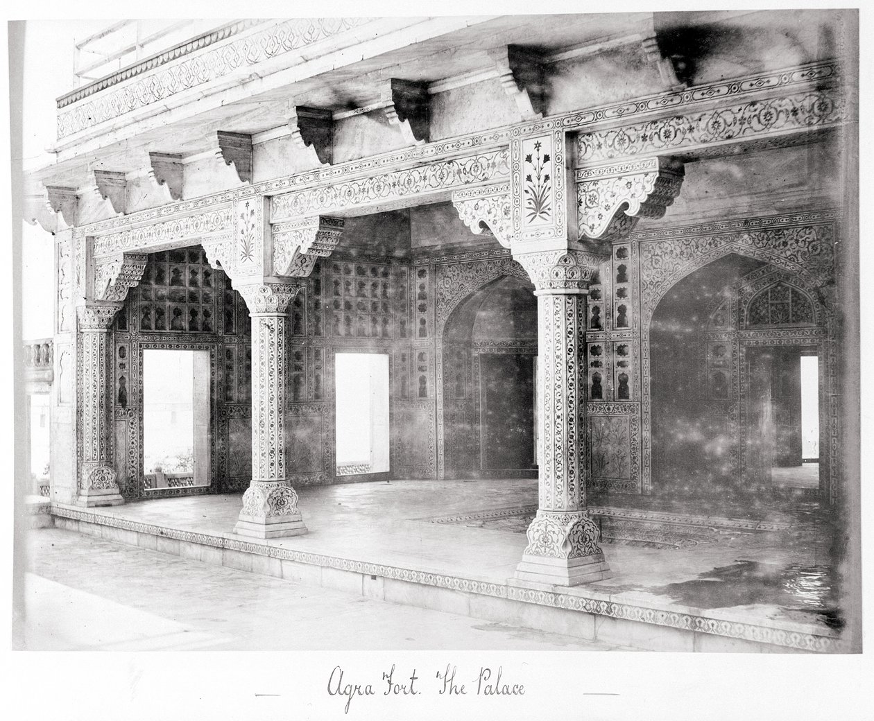 Forte di Agra, il palazzo da Samuel Bourne