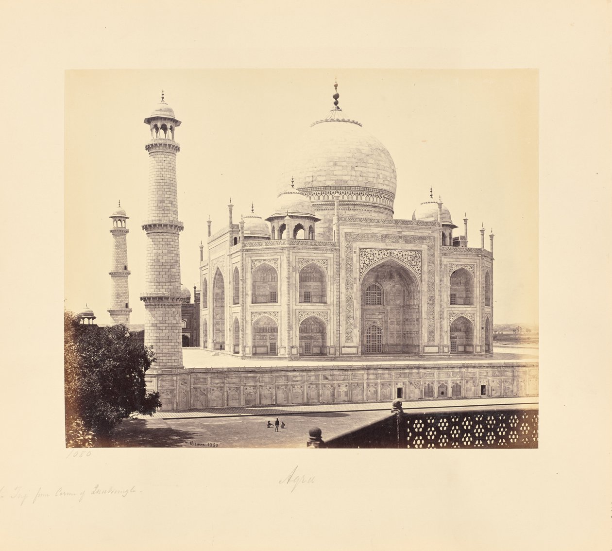 Agra; il Taj, dall