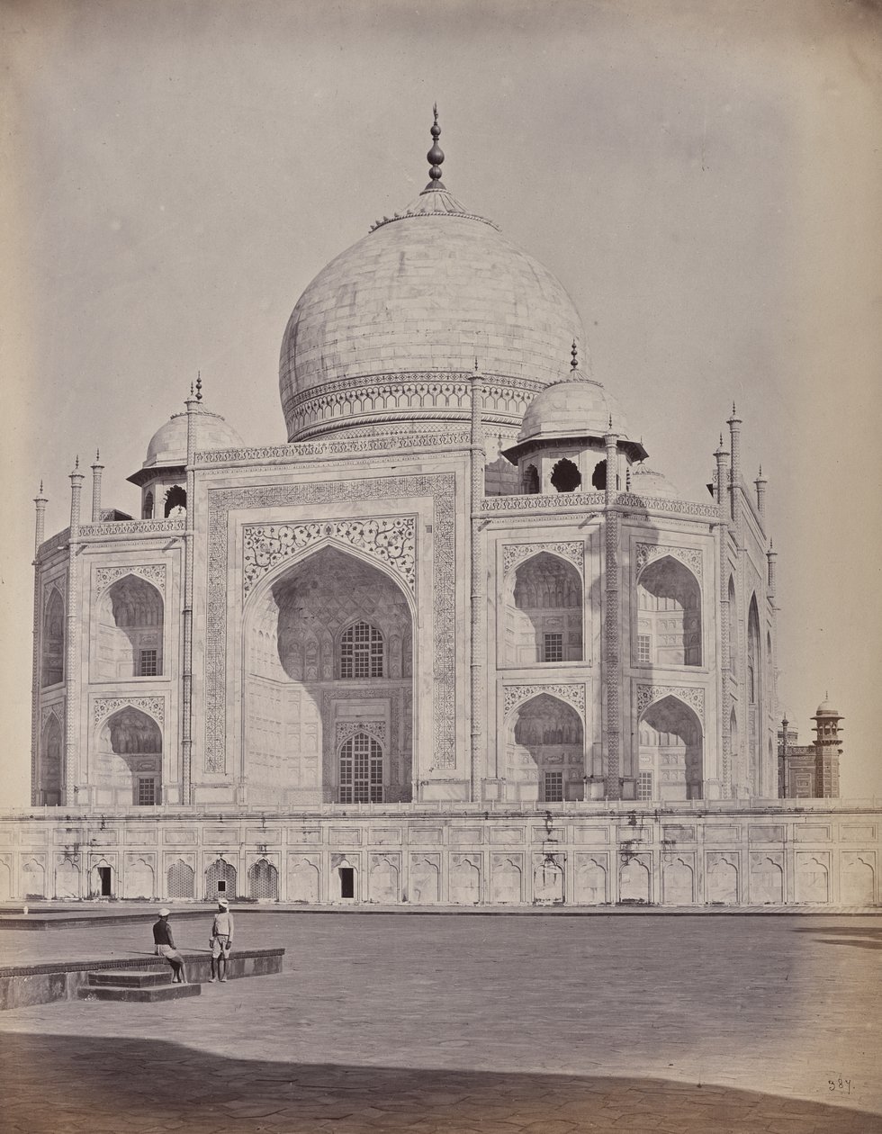 Agra. Il Taj, il centro della città principale da Samuel Bourne