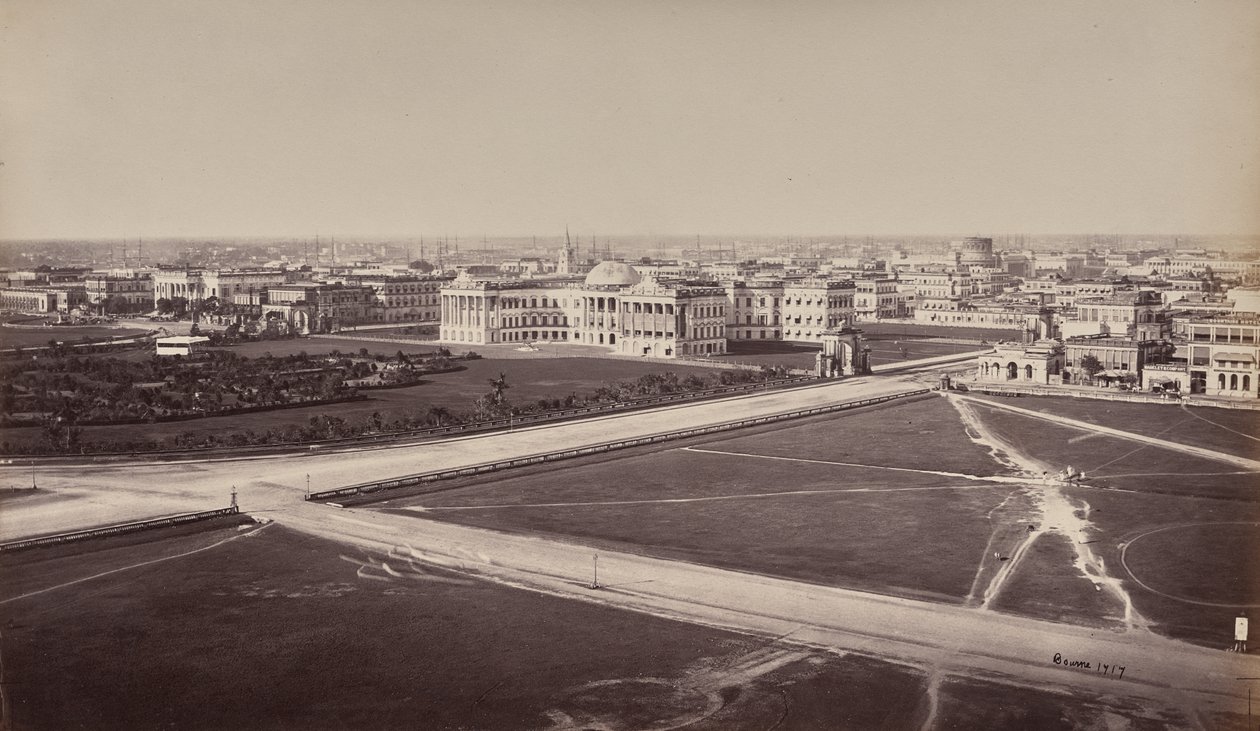 Calcutta. Veduta generale. Palazzo del governo in primo piano da Samuel Bourne