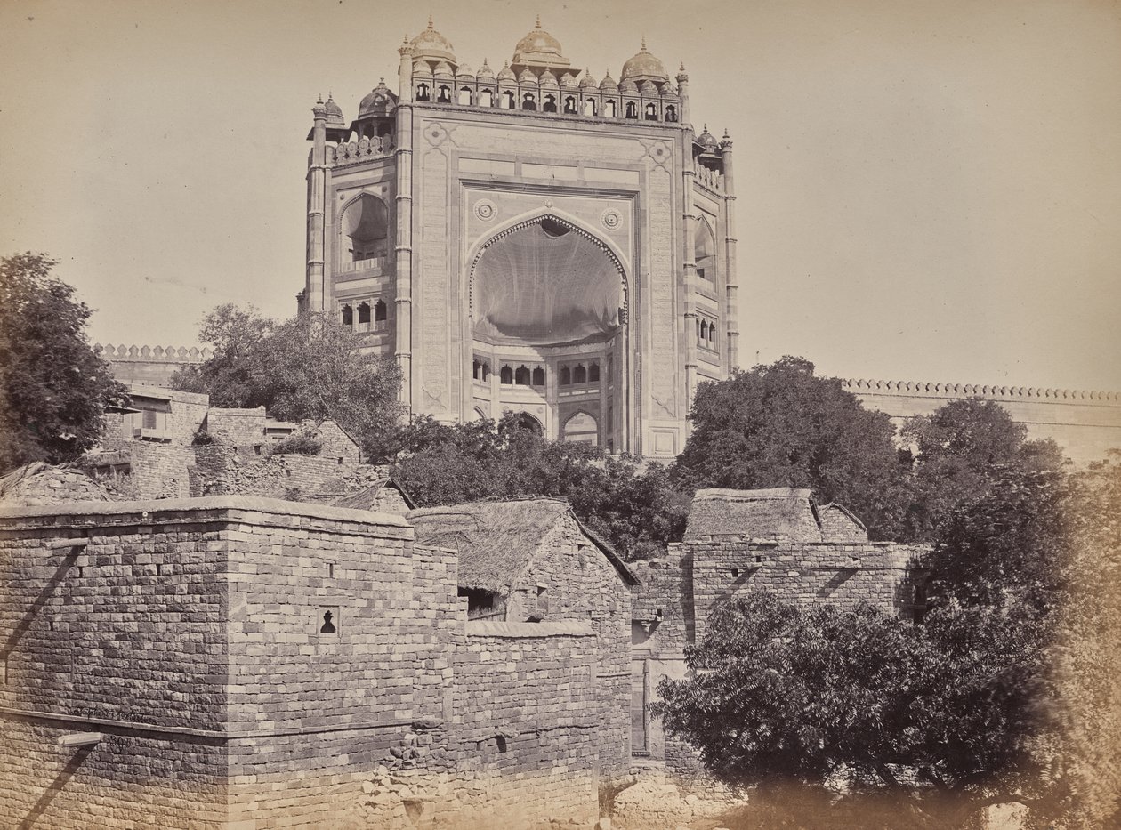 Porta di guardia del forte di Fatehpur Sikri da Samuel Bourne